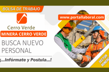 Trabaja en Minera Cerro Verde