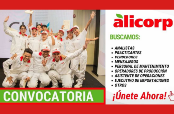 Oportunidades de empleo en Alicorp