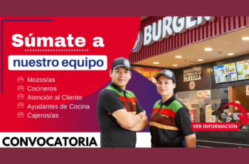 Oportunidades de empleo en Burger King